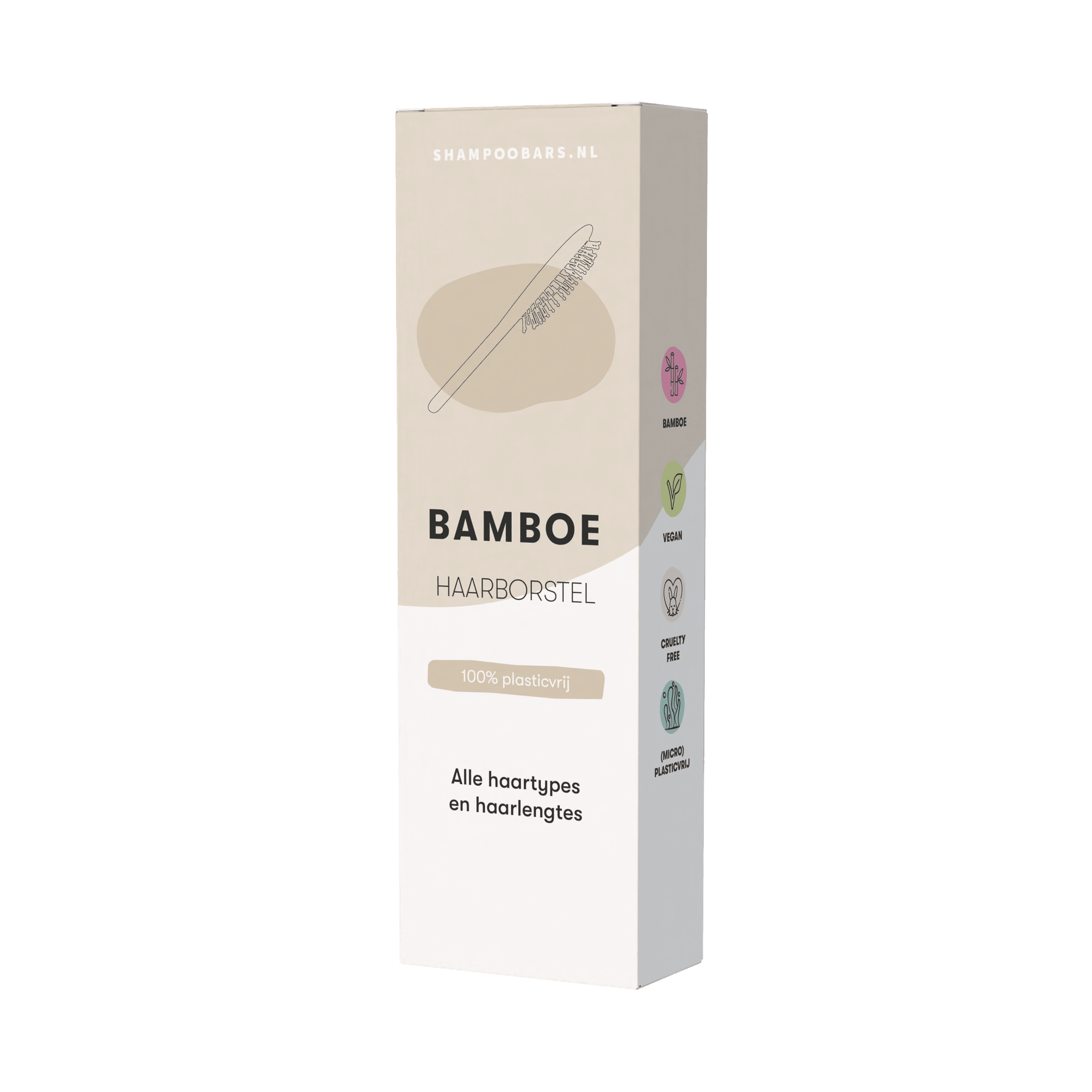 Bamboe Haarborstel